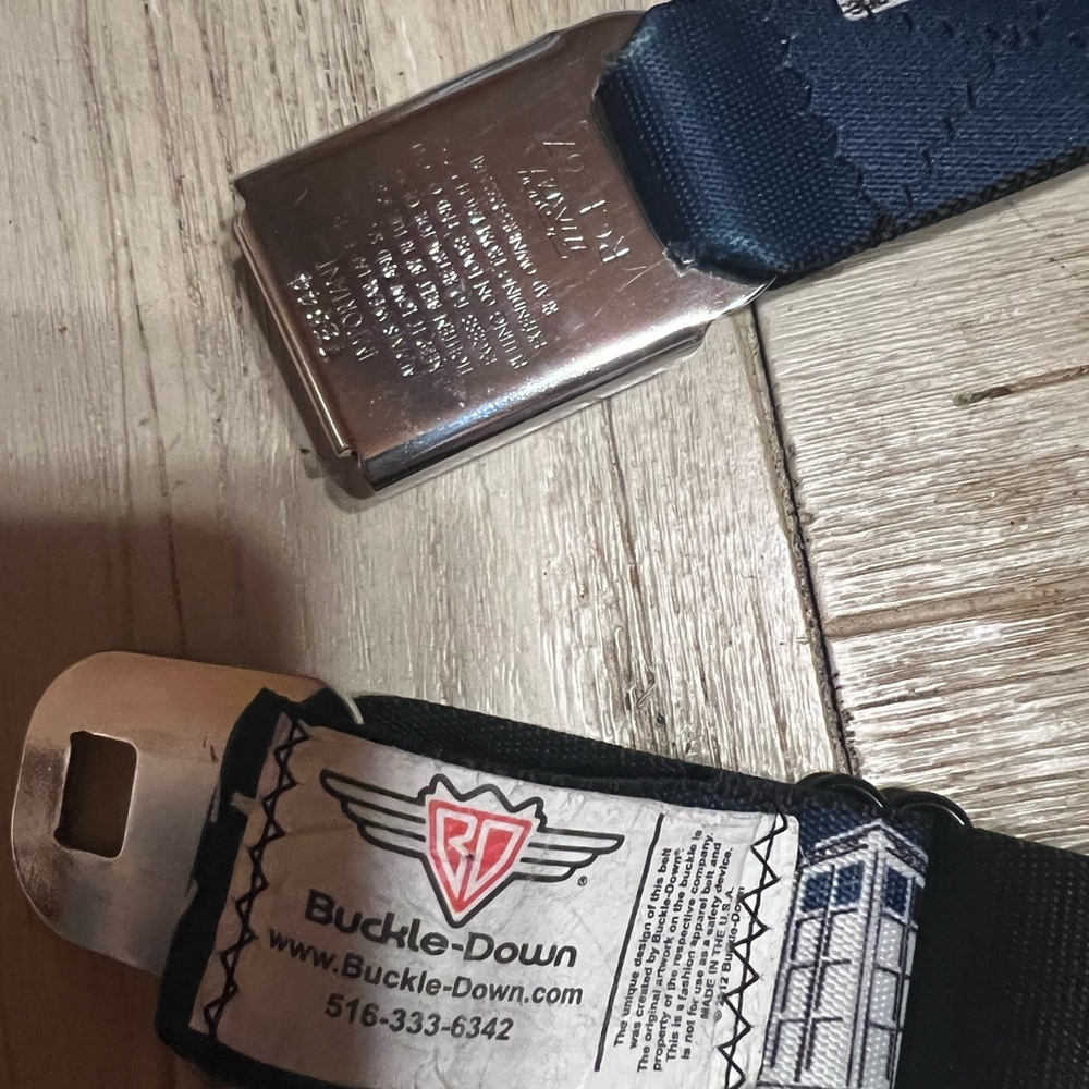 Navy Seatbelt Belt - image 5